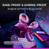 Glorious Gaming Glorious GHS Eternal RGB – Stereo-RGB-mängukõrvaklapid arvutile, PS5-le, PS4-le, Switchile – kohandatud häälestusega nurga all draiverid, reguleeritav kristallselge eemaldatav mikrofon, USB-C – vastupidav, kogu päeva/öö mugavus – valge