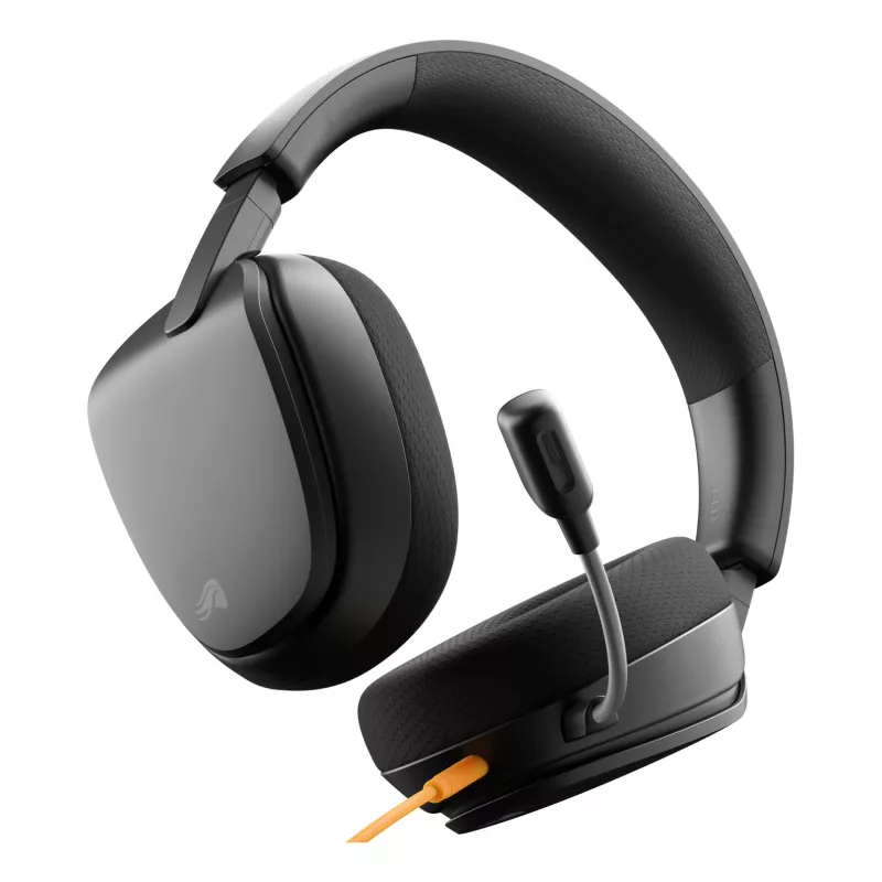 Glorious Gaming Glorious GHS Eternal - Stereo mängupeakomplekt arvutile, PS5-le, PS4-le, Xboxile, Switchile - kohandatud häälesuunaga nurga all olevad draiverid, reguleeritav kristallselge eemaldatav mikrofon, 3,5 mm - vastupidav, kogu päeva/öö mugavus - must