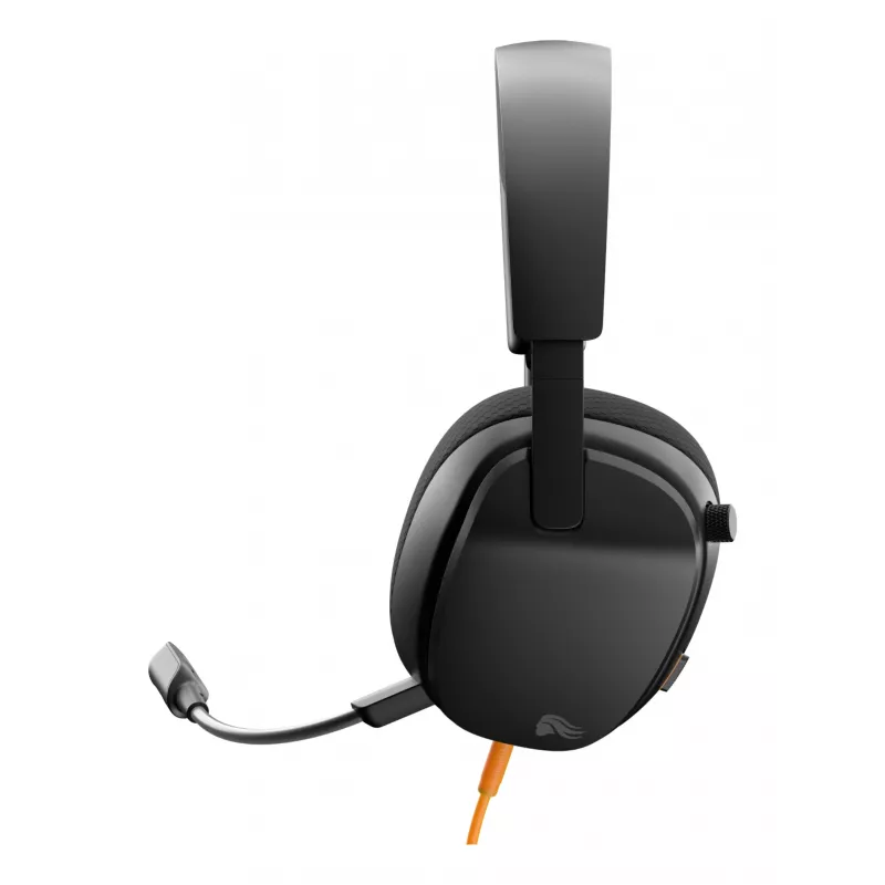 Glorious Gaming Glorious GHS Eternal - Stereo mängupeakomplekt arvutile, PS5-le, PS4-le, Xboxile, Switchile - kohandatud häälesuunaga nurga all olevad draiverid, reguleeritav kristallselge eemaldatav mikrofon, 3,5 mm - vastupidav, kogu päeva/öö mugavus - must