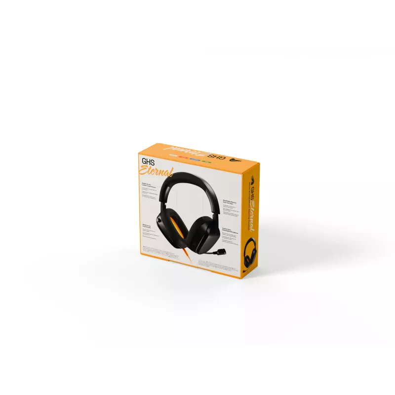 Glorious Gaming Glorious GHS Eternal - Stereo mängupeakomplekt arvutile, PS5-le, PS4-le, Xboxile, Switchile - kohandatud häälesuunaga nurga all olevad draiverid, reguleeritav kristallselge eemaldatav mikrofon, 3,5 mm - vastupidav, kogu päeva/öö mugavus - must
