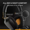 Glorious Gaming Glorious GHS Eternal - Stereo mängupeakomplekt arvutile, PS5-le, PS4-le, Xboxile, Switchile - kohandatud häälesuunaga nurga all olevad draiverid, reguleeritav kristallselge eemaldatav mikrofon, 3,5 mm - vastupidav, kogu päeva/öö mugavus - must