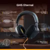 Glorious Gaming Glorious GHS Eternal - Stereo mängupeakomplekt arvutile, PS5-le, PS4-le, Xboxile, Switchile - kohandatud häälesuunaga nurga all olevad draiverid, reguleeritav kristallselge eemaldatav mikrofon, 3,5 mm - vastupidav, kogu päeva/öö mugavus - must