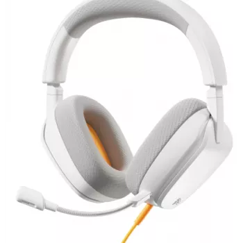Glorious Gaming Glorious GHS Eternal – stereomängupeakomplekt arvutile, PS5-le, PS4-le, Xboxile, Switchile – kohandatud häälestusega nurga all draiverid, reguleeritav kristallselge eemaldatav mikrofon, 3,5 mm – vastupidav, kogu päeva/öö mugavus – valge