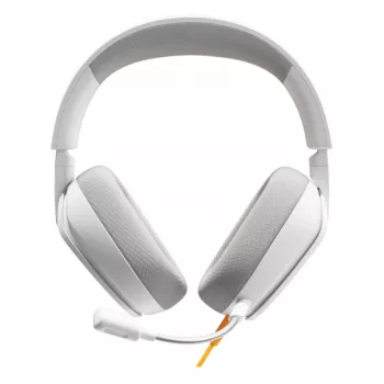 Glorious Gaming Glorious GHS Eternal – stereomängupeakomplekt arvutile, PS5-le, PS4-le, Xboxile, Switchile – kohandatud häälestusega nurga all draiverid, reguleeritav kristallselge eemaldatav mikrofon, 3,5 mm – vastupidav, kogu päeva/öö mugavus – valge