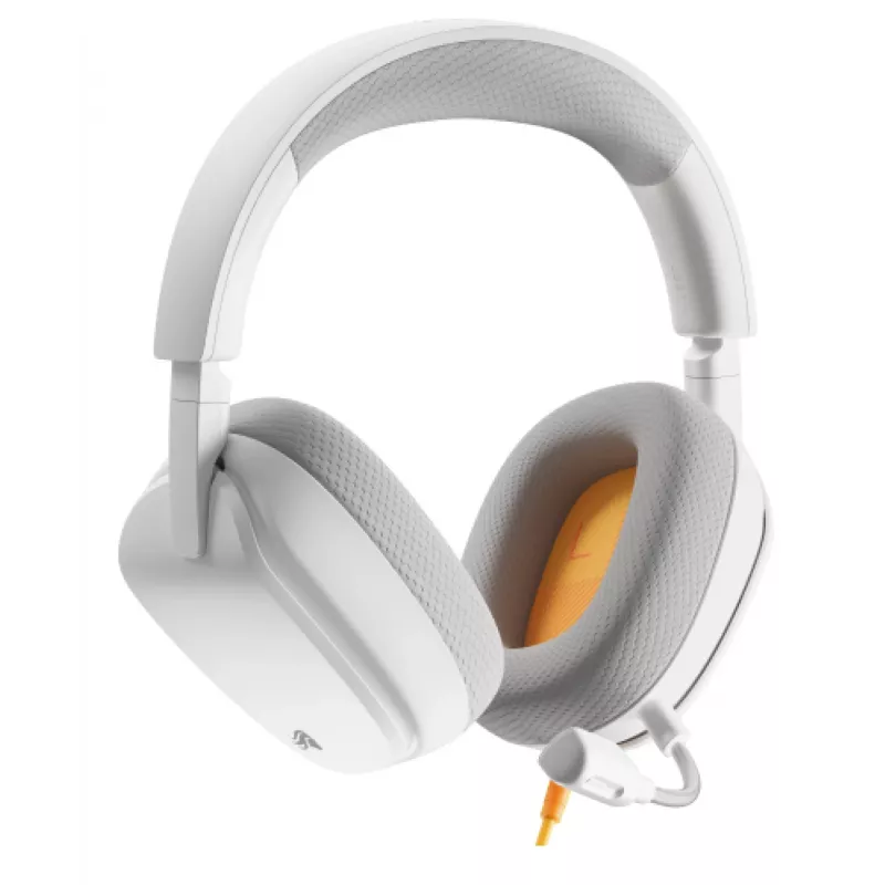 Glorious Gaming Glorious GHS Eternal – stereomängupeakomplekt arvutile, PS5-le, PS4-le, Xboxile, Switchile – kohandatud häälestusega nurga all draiverid, reguleeritav kristallselge eemaldatav mikrofon, 3,5 mm – vastupidav, kogu päeva/öö mugavus – valge