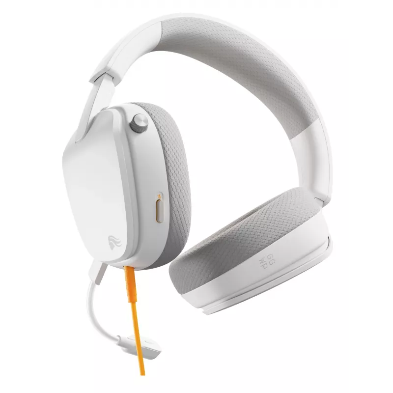 Glorious Gaming Glorious GHS Eternal – stereomängupeakomplekt arvutile, PS5-le, PS4-le, Xboxile, Switchile – kohandatud häälestusega nurga all draiverid, reguleeritav kristallselge eemaldatav mikrofon, 3,5 mm – vastupidav, kogu päeva/öö mugavus – valge
