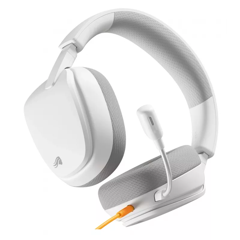 Glorious Gaming Glorious GHS Eternal – stereomängupeakomplekt arvutile, PS5-le, PS4-le, Xboxile, Switchile – kohandatud häälestusega nurga all draiverid, reguleeritav kristallselge eemaldatav mikrofon, 3,5 mm – vastupidav, kogu päeva/öö mugavus – valge