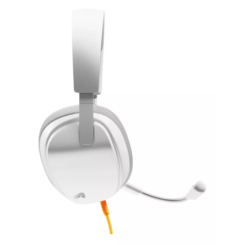 Glorious Gaming Glorious GHS Eternal – stereomängupeakomplekt arvutile, PS5-le, PS4-le, Xboxile, Switchile – kohandatud häälestusega nurga all draiverid, reguleeritav kristallselge eemaldatav mikrofon, 3,5 mm – vastupidav, kogu päeva/öö mugavus – valge