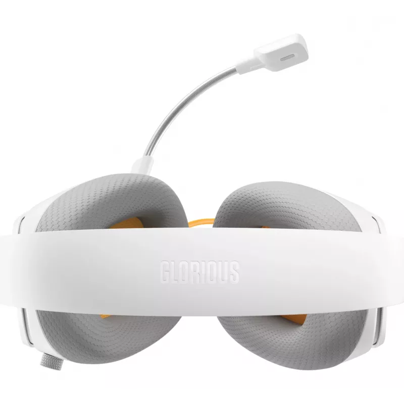 Glorious Gaming Glorious GHS Eternal – stereomängupeakomplekt arvutile, PS5-le, PS4-le, Xboxile, Switchile – kohandatud häälestusega nurga all draiverid, reguleeritav kristallselge eemaldatav mikrofon, 3,5 mm – vastupidav, kogu päeva/öö mugavus – valge
