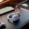 Glorious Gaming Glorious GHS Eternal – stereomängupeakomplekt arvutile, PS5-le, PS4-le, Xboxile, Switchile – kohandatud häälestusega nurga all draiverid, reguleeritav kristallselge eemaldatav mikrofon, 3,5 mm – vastupidav, kogu päeva/öö mugavus – valge