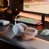 Glorious Gaming Glorious GHS Eternal – stereomängupeakomplekt arvutile, PS5-le, PS4-le, Xboxile, Switchile – kohandatud häälestusega nurga all draiverid, reguleeritav kristallselge eemaldatav mikrofon, 3,5 mm – vastupidav, kogu päeva/öö mugavus – valge