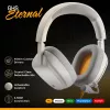 Glorious Gaming Glorious GHS Eternal – stereomängupeakomplekt arvutile, PS5-le, PS4-le, Xboxile, Switchile – kohandatud häälestusega nurga all draiverid, reguleeritav kristallselge eemaldatav mikrofon, 3,5 mm – vastupidav, kogu päeva/öö mugavus – valge