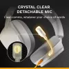Glorious Gaming Glorious GHS Eternal – stereomängupeakomplekt arvutile, PS5-le, PS4-le, Xboxile, Switchile – kohandatud häälestusega nurga all draiverid, reguleeritav kristallselge eemaldatav mikrofon, 3,5 mm – vastupidav, kogu päeva/öö mugavus – valge