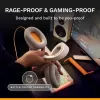 Glorious Gaming Glorious GHS Eternal – stereomängupeakomplekt arvutile, PS5-le, PS4-le, Xboxile, Switchile – kohandatud häälestusega nurga all draiverid, reguleeritav kristallselge eemaldatav mikrofon, 3,5 mm – vastupidav, kogu päeva/öö mugavus – valge