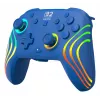 Juhtmega ja juhtmevaba mängupult Turtle Beach Afterglow Wave Blue Nintendo Switch 2 jaoks — Bluetooth/USB-C, RGB, sisseehitatud 20 h aku, 3 m kaabel