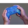 Juhtmega ja juhtmevaba mängupult Turtle Beach Afterglow Wave Blue Nintendo Switch 2 jaoks — Bluetooth/USB-C, RGB, sisseehitatud 20 h aku, 3 m kaabel