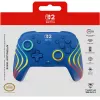 Juhtmega ja juhtmevaba mängupult Turtle Beach Afterglow Wave Blue Nintendo Switch 2 jaoks — Bluetooth/USB-C, RGB, sisseehitatud 20 h aku, 3 m kaabel