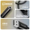 Axagon ADA-HA USB-A kuni 3,5 mm pesaga Hi-Res DAC heliadapter, 384 kHz / 32 bit, stereo