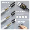 Axagon ADA-HA USB-A kuni 3,5 mm pesaga Hi-Res DAC heliadapter, 384 kHz / 32 bit, stereo