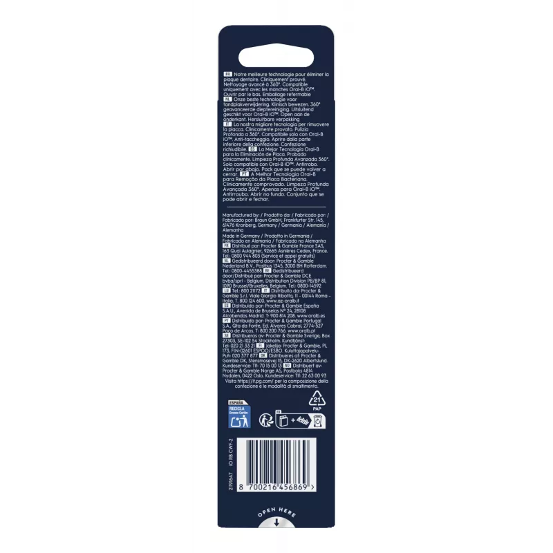 Oral-B 80782596 hambaharjapea 2 tk Valge