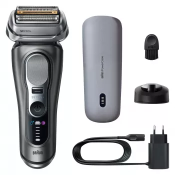 Fooliumhabemenuga Braun Series 9 Pro+ 9625s — grafiit, 5 terapead, Li‑Ion aku, trimmer, märg- ja kuivhabe
