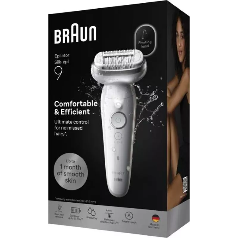 Braun Silk-epil 9 hõbedane