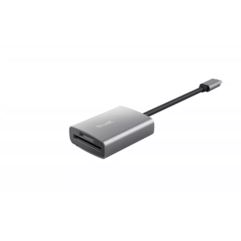 Trust 24136 kaardilugeja USB 3.2 Gen 1 (3.1 Gen 1) USB-C Alumiinium