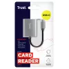 Trust 24136 kaardilugeja USB 3.2 Gen 1 (3.1 Gen 1) USB-C Alumiinium