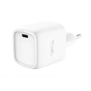 Laadija Trust Maxo 30W USB-C GaN laadija siseruumidesse kiirlaadimine valge