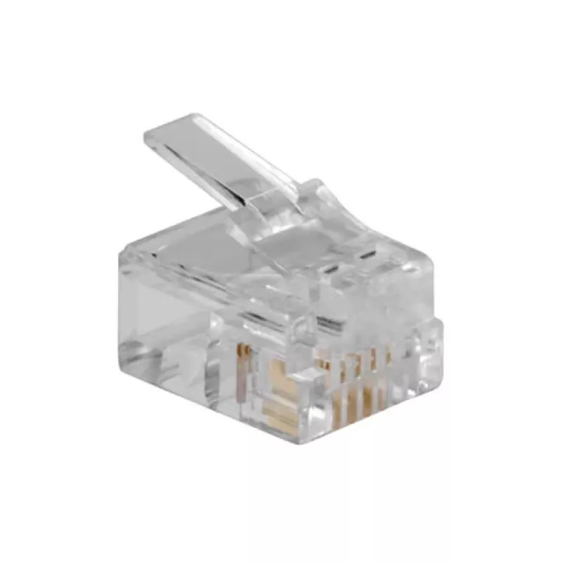 ACT RJ11 (4P/4C) modulaarpistik lamekaabli jaoks