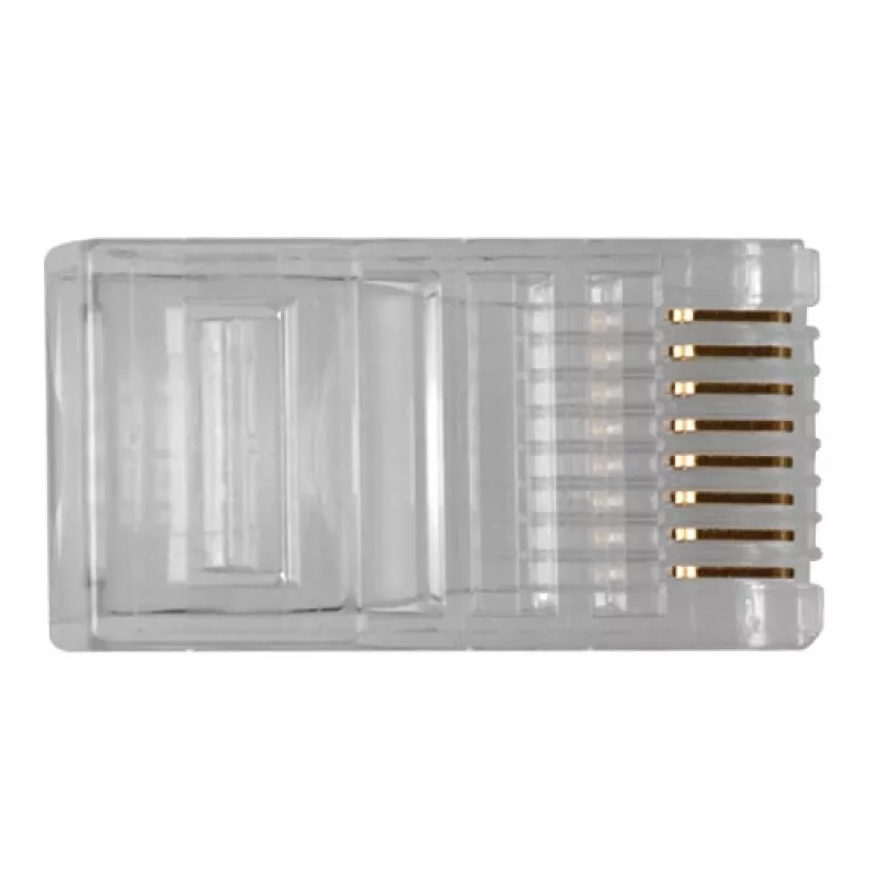 ACT RJ45 (8P/8C) modulaarpistik ümarkaablile täisjuhtmetega