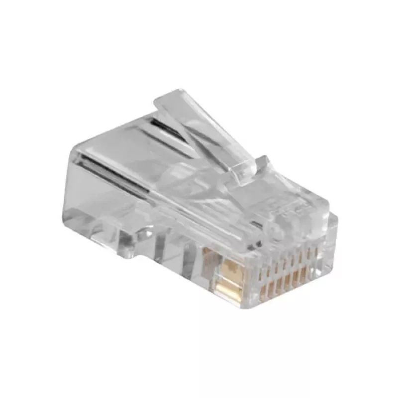 ACT RJ45 (8P/8C) modulaarpistik ümarkaablile täisjuhtmetega