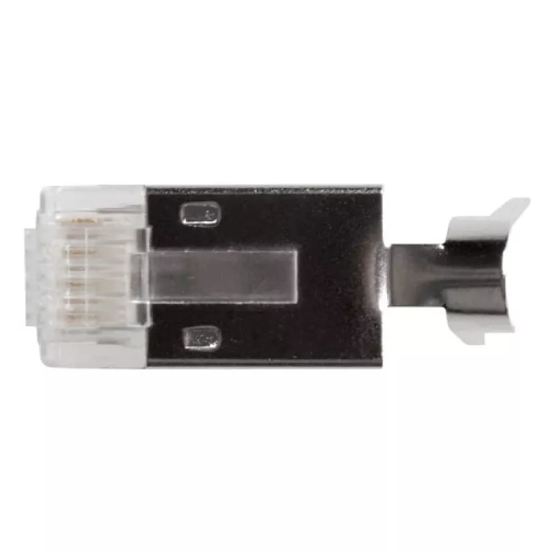 ACT RJ45 (8P/8C) CAT6A varjestatud modulaarpistik ümarkaablile täis- või keerutatud soontega