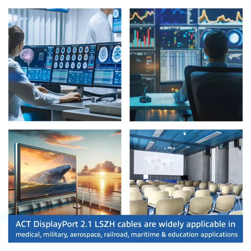 ACT AK4171 DisplayPort kaabel 15 m Must