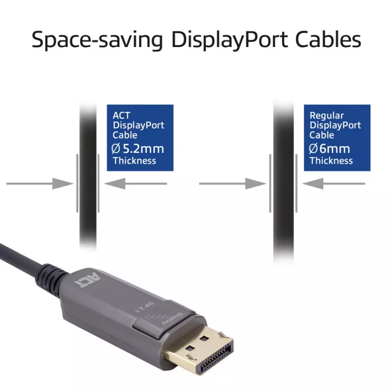 ACT AK4174 DisplayPort kaabel 40 m Must