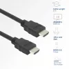 ACT AK3873 HDMI-kaabel 2 m HDMI tüüp A (standardne) Must