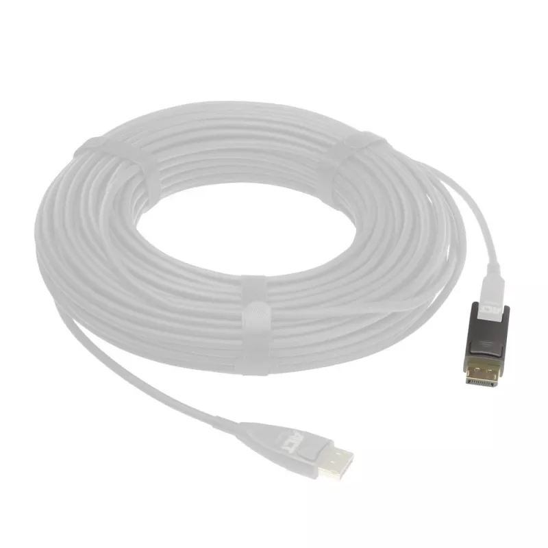 ACT asendusadapter Mini DisplayPort-DisplayPort aktiivsete optiliste DisplayPort-kaablite jaoks, eemaldatava pistikuga