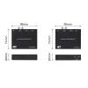 Audio otsepikenduskomplekt ACT AC7710 — digitaalne/analoog üle Cat5e/Cat6 koos DAC-iga, TOSLINK I/O, kuni 300 m, 5 V USB-toide
