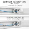 ACT 25 meetrit S/FTP CAT6A B2ca PoE++ 100W, täisjuhtmega eelpaigalduskaabel, RJ45 isane – emane