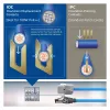 ACT S/FTP Cat6A B2ca PoE++ 100W täisjuhtmeline eelterminaaditud paigalduskaabel RJ45 isas–emas, 70 m (FB0170)