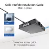 ACT S/FTP Cat6A B2ca PoE++ 100W täisjuhtmeline eelterminaaditud paigalduskaabel RJ45 isas–emas, 70 m (FB0170)