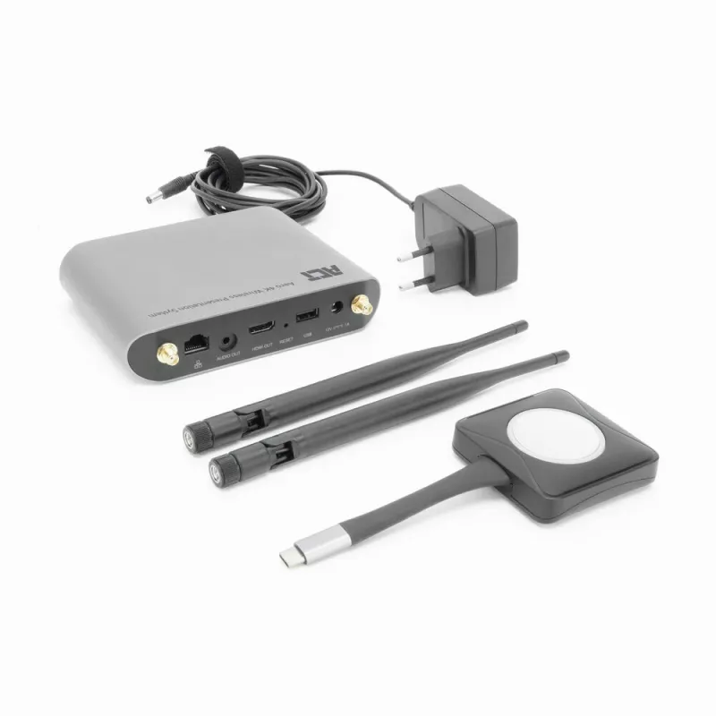 ACT Aero 4K Wireless Presentation System, Desktop, Must, Hall, 3840 x 2160, 2160p, USB USB-C, USB
