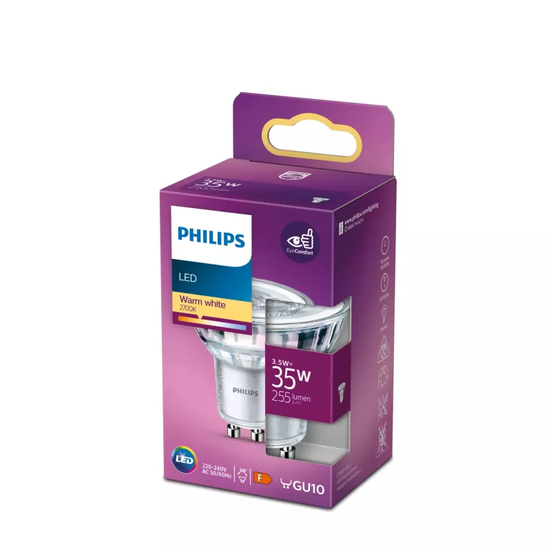 Philips Spot 35W PAR16 GU10 Soe valge 3,5W 255lm 15000h