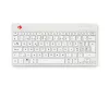 R-Go Tools ergonoomiline klaviatuur R-Go Compact Break, kompaktne klaviatuur pausitarkvaraga, QWERTZ (CH), Bluetooth, valge