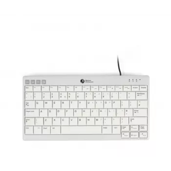BakkerElkhuizen UltraBoard 950 V2 UK Qwerty, juhtmega, USB, käärikklahvlüliti, QWERTY, tumehall, helehall
