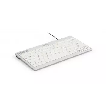 BakkerElkhuizen UltraBoard 950 V2 UK Qwerty, juhtmega, USB, käärikklahvlüliti, QWERTY, tumehall, helehall