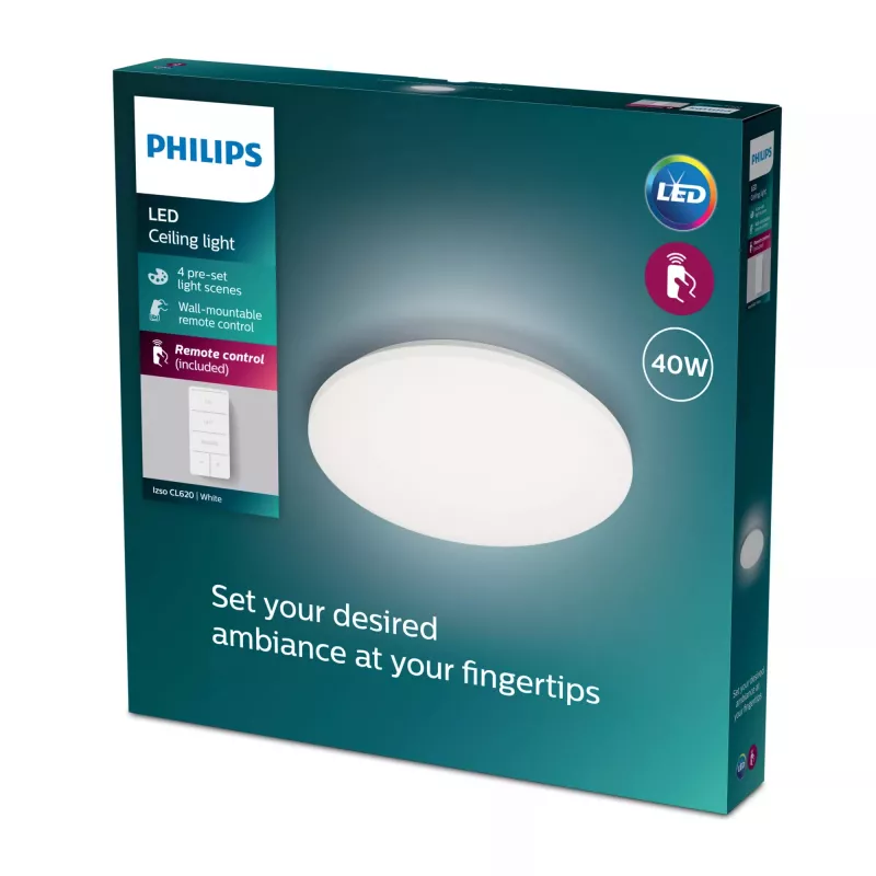 Philips Functional Izso laelamp 40 W, LED, 4300 lm, IP20, valge
