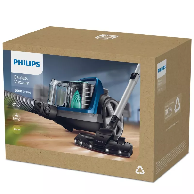 Philips 5000 series FC9557/09 tolmuimeja 1,5 L Silindertolmuimeja Kuiv 900 W Kotita