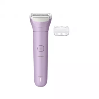 Fooliumhabemeajaja naistele Philips Series 6000 BRL138/00 — juhtmevaba, märg- ja kuivhabemeajamine, 1 pea, lilla, sisseehitatud LiPo aku