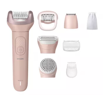 Epilator Philips Series 9000 BRE719/00 — juhtmevaba märg ja kuiv, 32 pintsetti, 2 kiirust, roosa